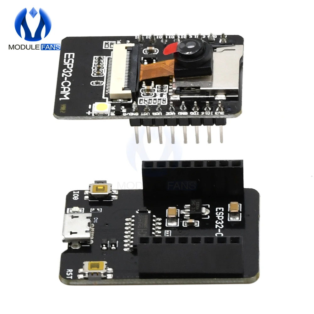 Mini telecamera ESP32 ESP32-cam Mb Wifi Kit di sviluppo modulo telecamera Bluetooth Scheda ESP32 Micro Cam con modulo telecamera Ov2640 - immagine 2
