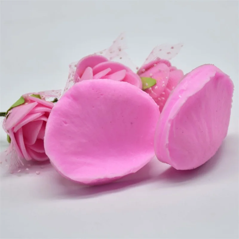 

Rose Flower Petal in Heart Shapes 3D 1SET Fondant Mold Silicone Sugar Craft Cake Decorating DIY Sugarcraft Mold Gumpaste Tools
