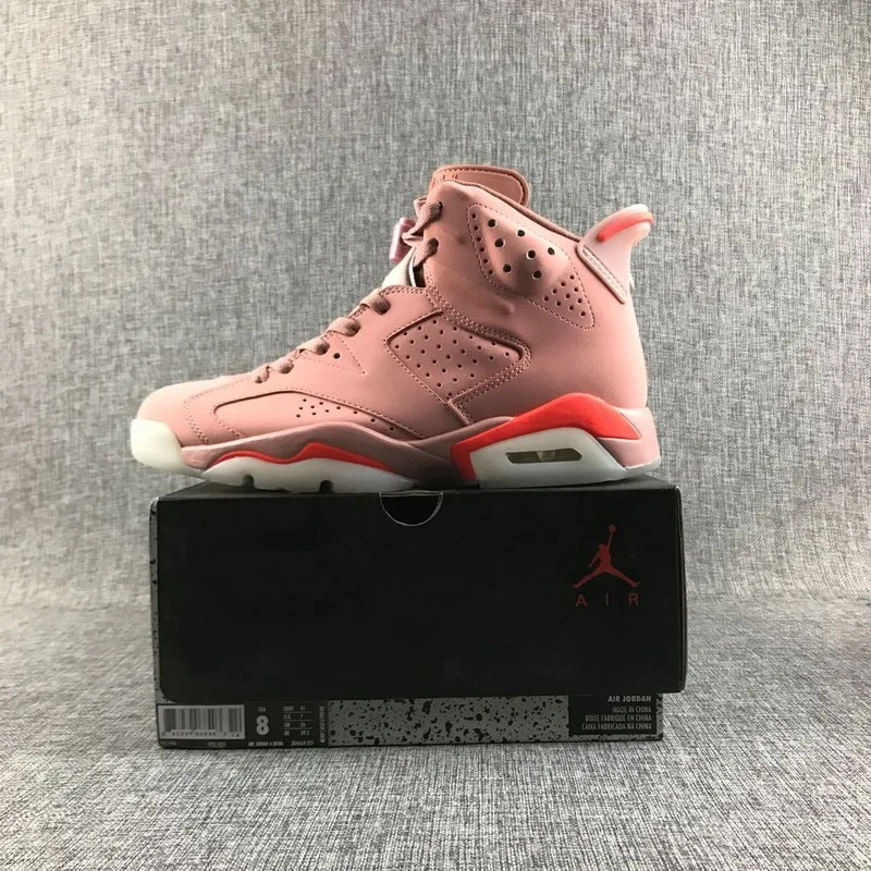 Оригинальная обувь Jordan 6 в стиле ретро, Tinker, вишневая пыльца, женская обувь, Баскетбольная обувь, женские кроссовки, AJ 6, спортивная обувь, 543390 228