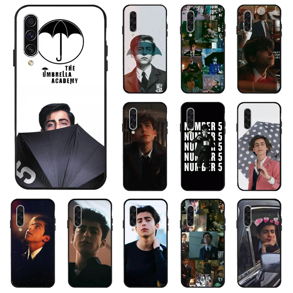 

Aidan Gallagher Number Five Phone Case coque funda cover For Samsung Galaxy A note S 9 10 40 50 51 71 30 21 s 20 E j4 plus M21