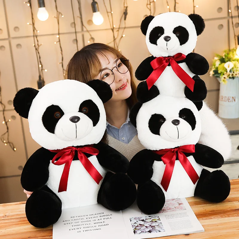 white panda teddy bear