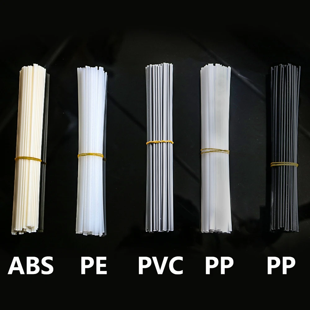 JohnnyBui 50pcs New Plastic Welding Rods ABS/PP/PVC/PE Welding Sticks For Plastic Welder-m35 