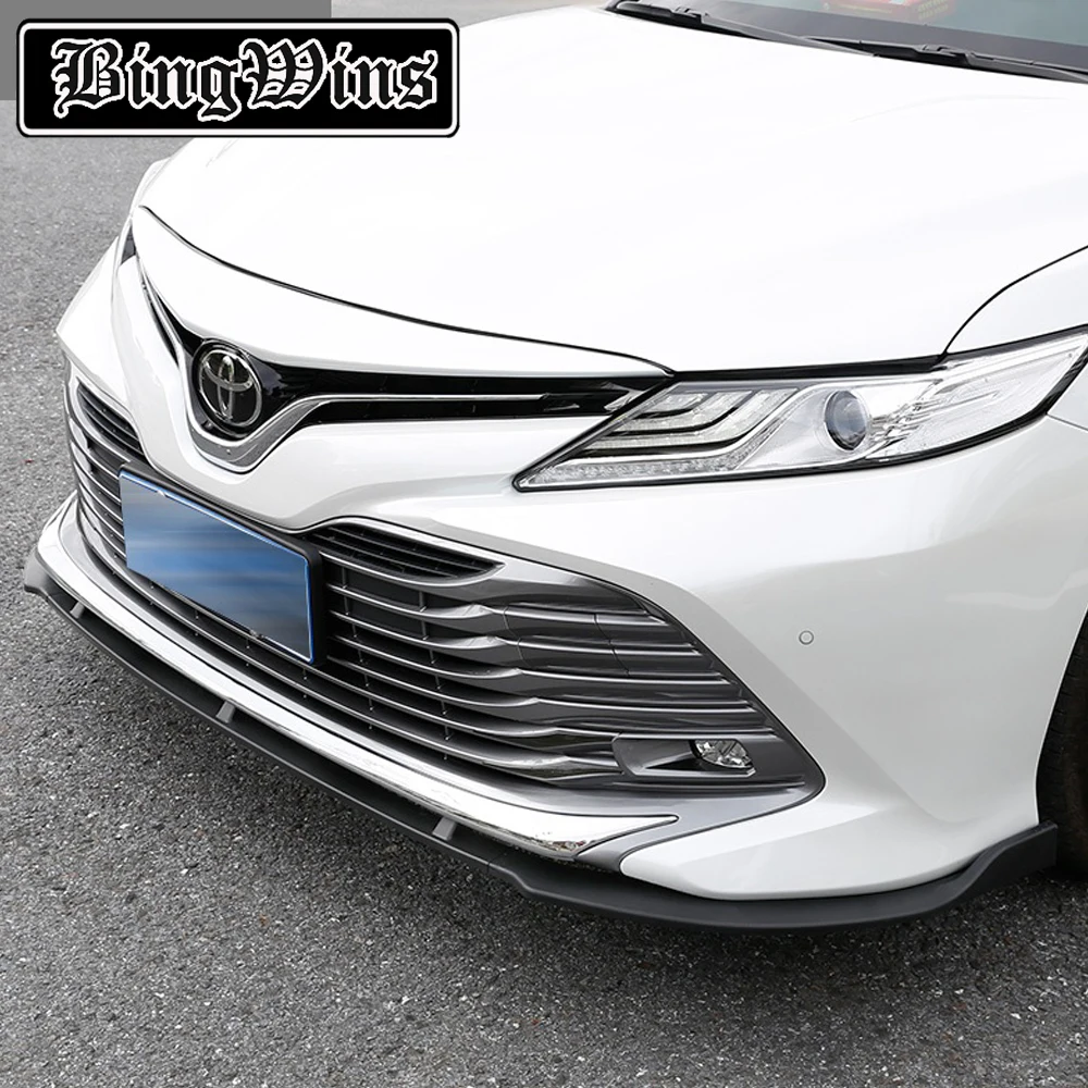 Автомобильный Стайлинг для Toyota Camry- защита выхлопного отверстия переднего бампера набор бампер задняя Лопата задний спойлер