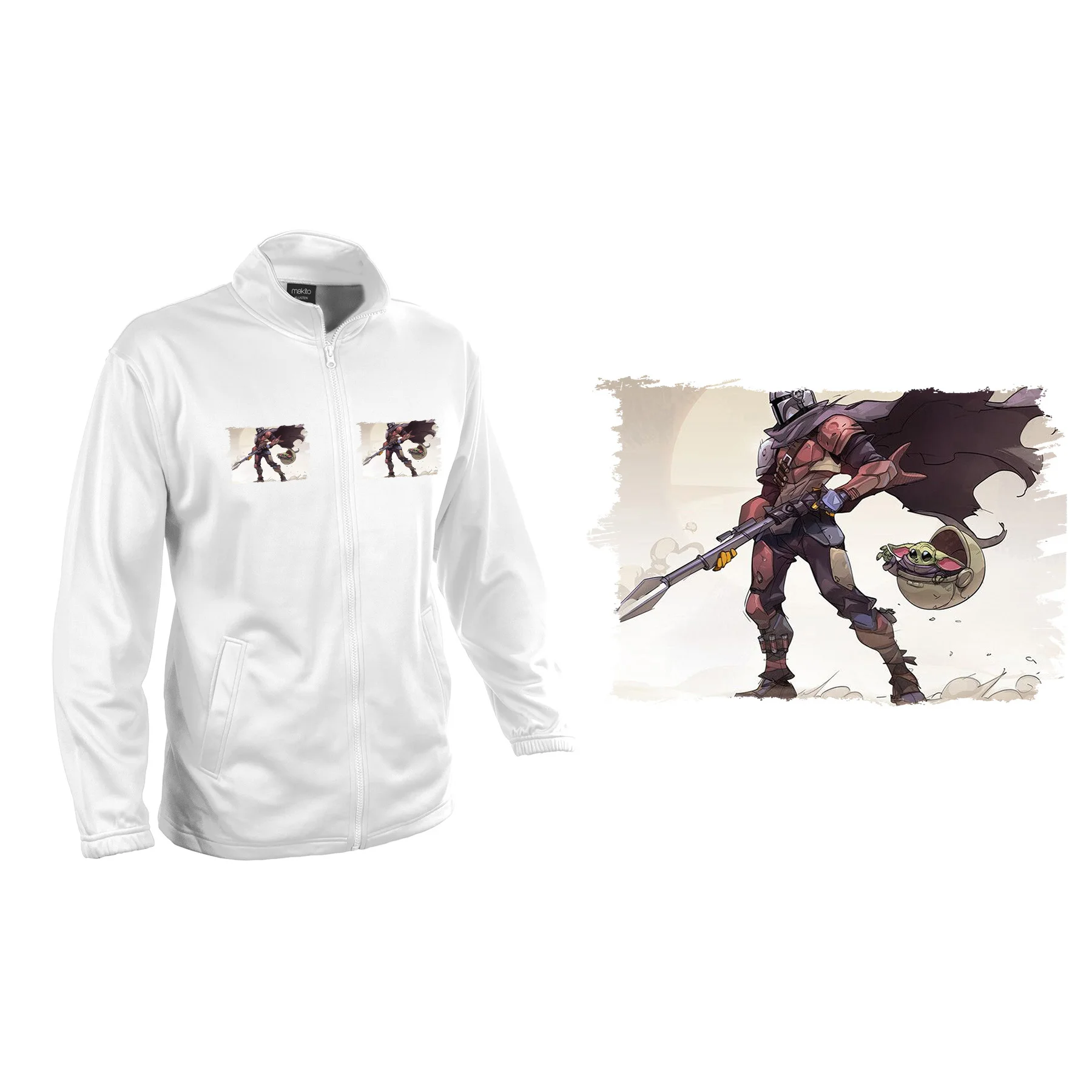 Jacket TECNICA 2 DRAWINGS SUPERHERO SPACE GALAXY FAR jacket | Мужская одежда