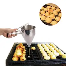 Stainless Steel Piston Funnel With Support Sauce Cream Dosing Funnel For Chocolate Cupcake Tool Octopus Balls Tools Kitchen Tool