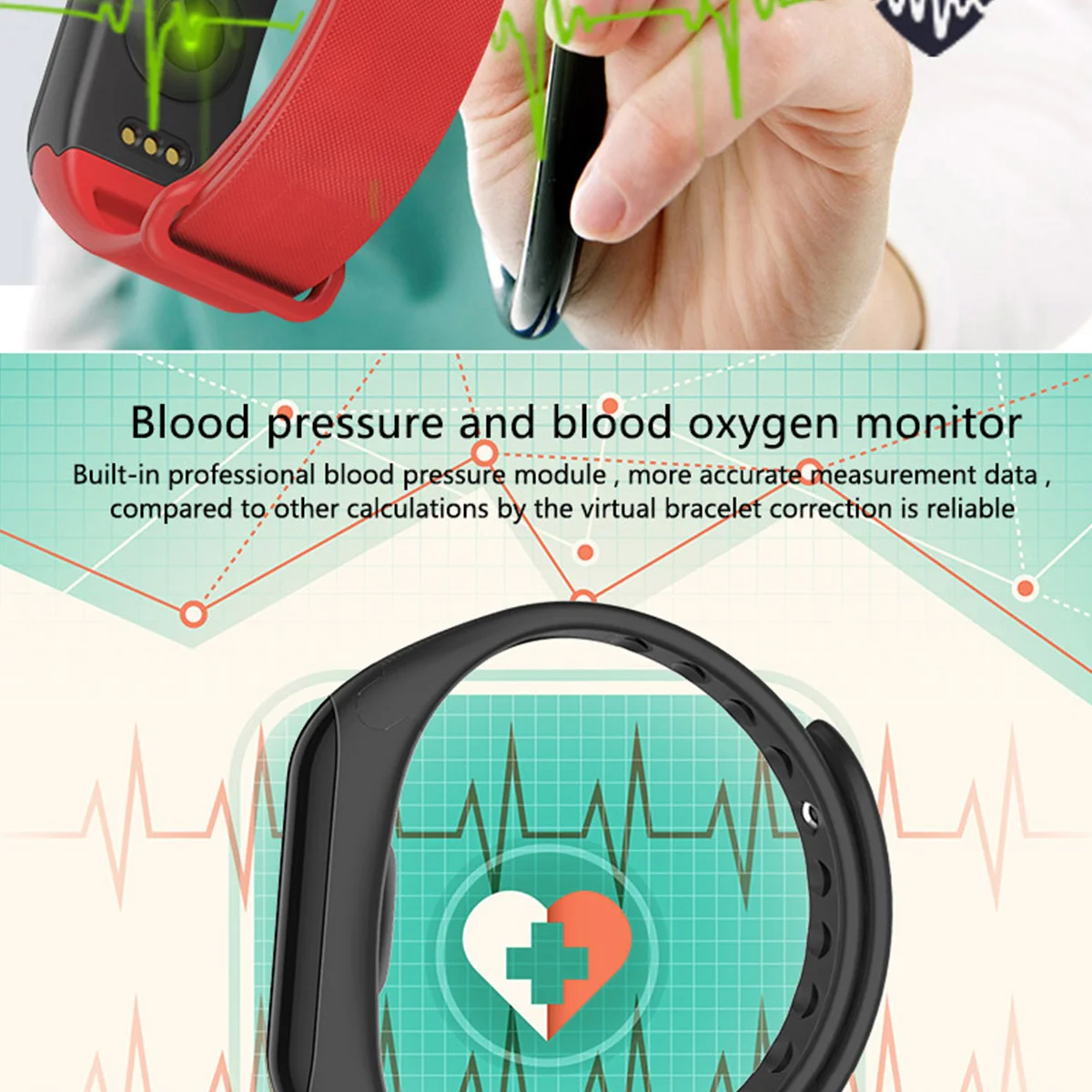 F1 смарт-Браслет спортивный браслет кровяное давление сердечный ритм Водонепроницаемый Фитнес-трекер Smartband Smat часы плюс для Ios Android