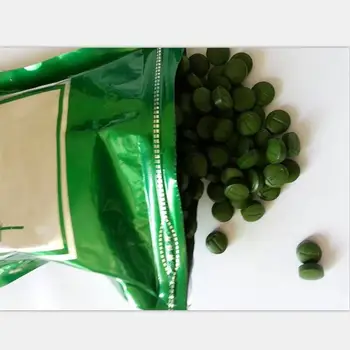 

Original green algae chlorella broken alkaline protein chlorella 1000 pieces / box ,protein chlorophyll and nucleic acid