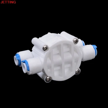 

1pc 1/4" Port 4 Way Auto Shut Off Valve Suitable for most of the reverse osmosis water system