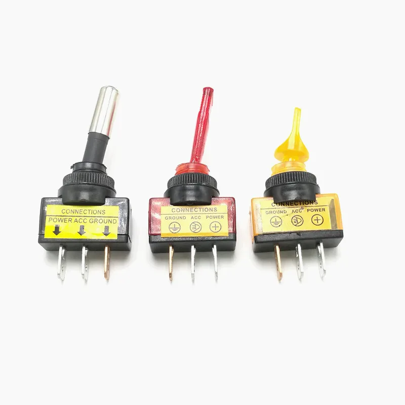 Тумблер ASW-07D 20A 12 v led гоночный автомобиль модифицированный переключатель зажигания автомобиля переключатель; кулисный переключатель