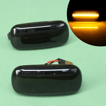 

DWCX 2pcs Amber Dynamic Flowing LED Side Marker Sequential Flashing Turn Signal Light Lamp Fit For Audi A4 S4 TT A3 A6 S6 A8