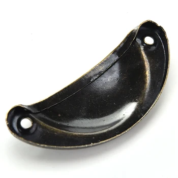 ZLinKJ 12pcslot Hot Selling Antique Kitchen Cupboard Door Cabinet Cup Drawer Furniture Shell Pull Handle