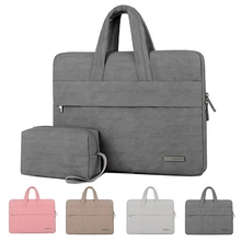 Сумки для ноутбуков 13,3 14 15,6 дюймов Водонепроницаемый чехол для ноутбука Xiaomi Macbook Air Pro 13 15 сумка через плечо сумка портфель для мужчин