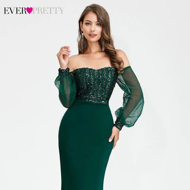 Vestidos de Noche Sexy Ever Pretty de hombro 4