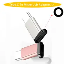 Micro USB Женский Тип C Мужской адаптер для huawei samsung Xiaomi type-c интерфейс зарядки мобильного телефона конвертер с отверстием