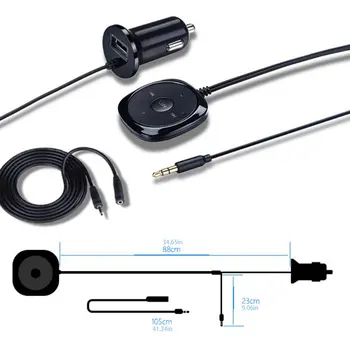 

Handsfree Car Speaker Kit For Cell Phone Wireless Hand Free Car Kit Mp3 Player Speaker Charger For Smart Phone