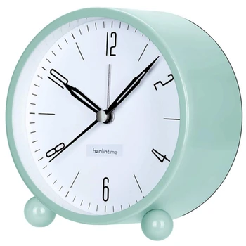 

Alarm Clock, Analog Alarm Clock No Ticking with Snooze for Heavy Sleepers, Battery Operated and Light Function, Super Silent Ala