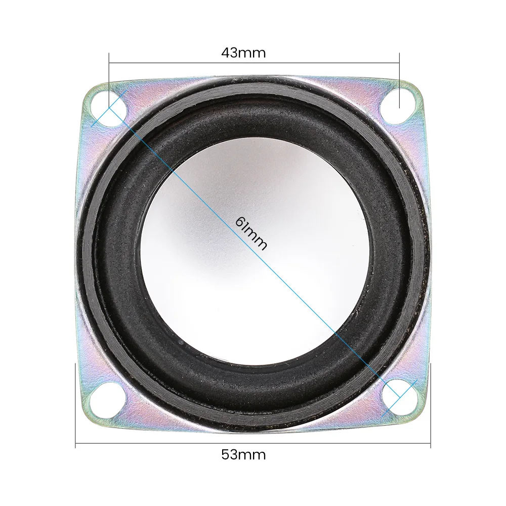 AIYIMA 2Pcs 2 Inch Full Range Tweeter Mini Speaker 4 Ohm 3W Stereo Loudspeakers Box DIY Portable Sound