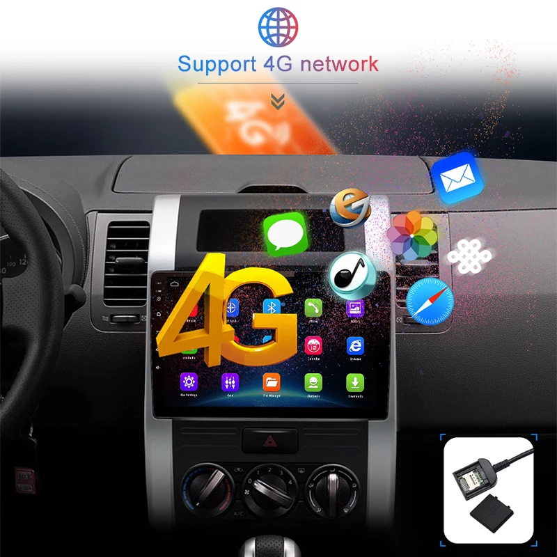 Junsun V1 2G + 32G Android 8 1 для Nissan x trail t31 2008 2012 Qashqai автомобильный Радио Мультимедиа Видео