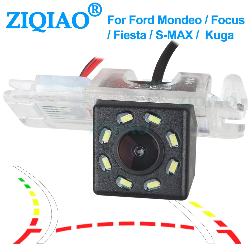 ZIQIAO для Ford Focus Mondeo Fiesta Kuga HD камера заднего вида с ночным видением динамическая