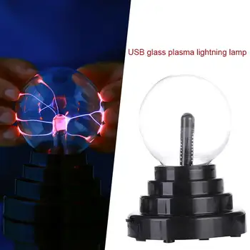 

USB Plasma Sphere Lightning Lamp Lights Glass Ball Decoration Party Vintage