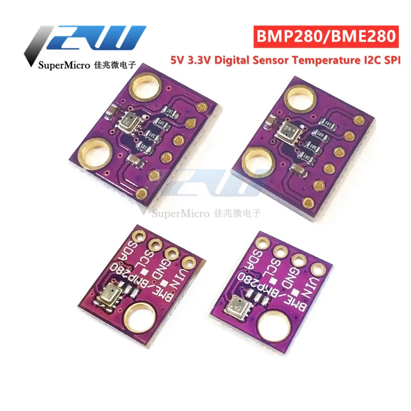 Цифровой Барометрический датчик давления I2C SPI BMP280 3 В высокоточный атмосферный