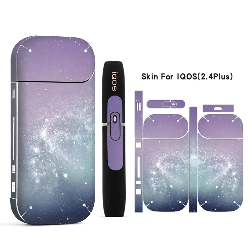Galaxy наклейка печать кожи для IQOS наклейка 2,4 Plus 2,4 p электронная сигарета обложка чехол
