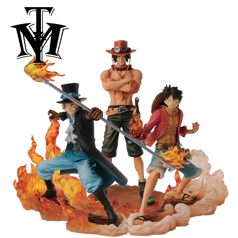 Anime Figure One Piece Monkey D Luffy Ace Sabo Pvc Hot Kids Toy Action Figure Model Collection Brinquedos Gift Doll Original Box Luffy Ace Sabo Figure One Pieceanime Figure Aliexpress