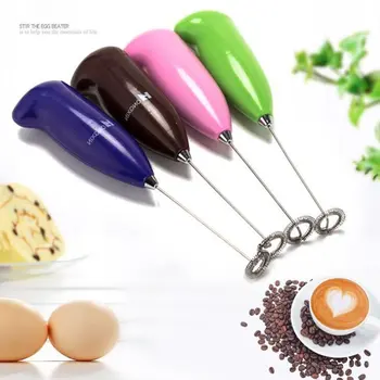 

Mini electric whisk ABS Food grade 304 stainless steel Handheld Whipping milk No splash Mini coffee milk tea blender
