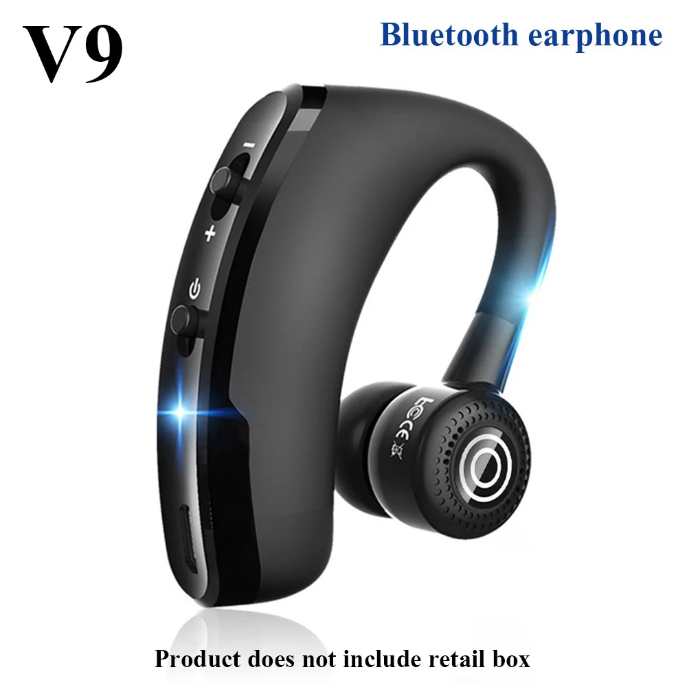 V9 Bluetooth наушники Handsfree бизнес громкость наушников регулируемые