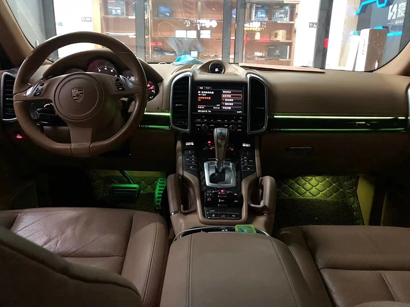 

For Porsche Cayenne 958.1 Inter door Ambient light Car LCD instrument panel screen navigation modification control 2010 2014