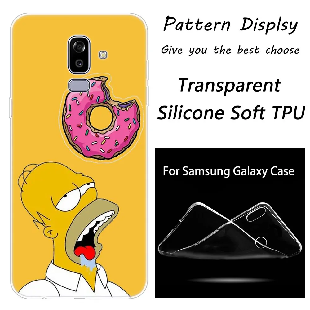 Мягкий силиконовый чехол для телефона The Simpsons для samsung Galaxy J8 J6 J4 J2 Pro Core J6 J7 Prime J3 J5 ЕС J4 плюс Чехол - Цвет: 009