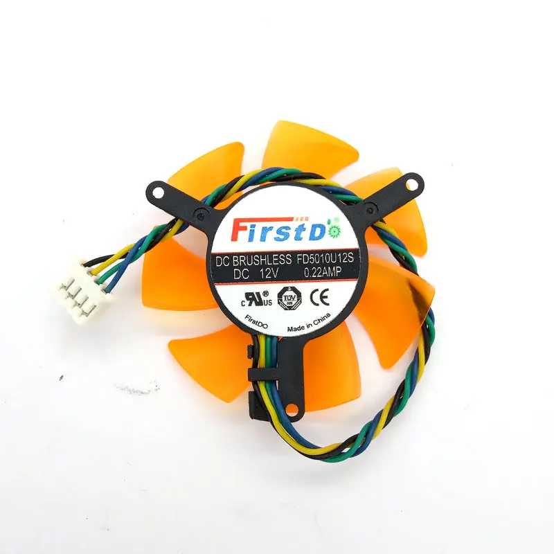 Новый оригинальный FD5010U12S DC12V 0.22a диаметр 45 мм шаг 39 для графической карты ZOTAC