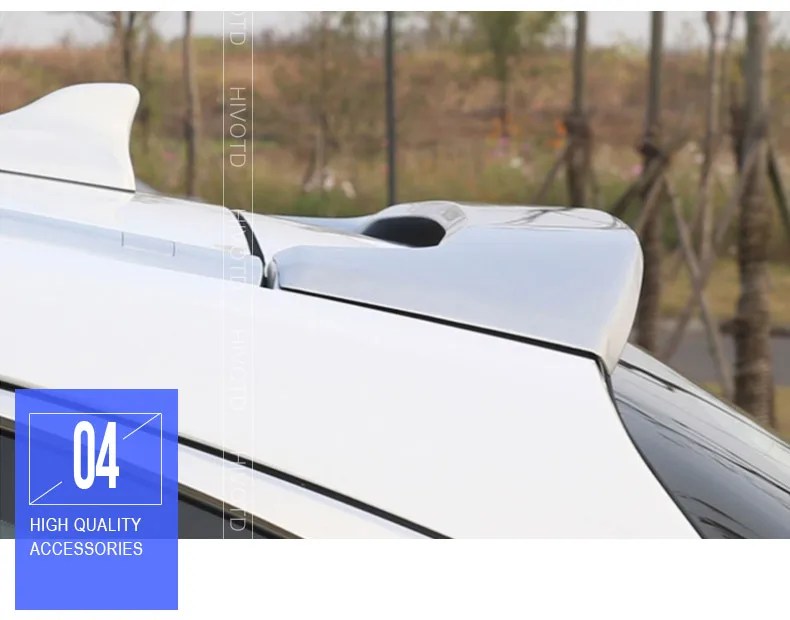 Hivotd для maval F7 задний спойлер крыло багажника губы крышка багажника украшения авто внешние аксессуары для автомобиля Стайлинг