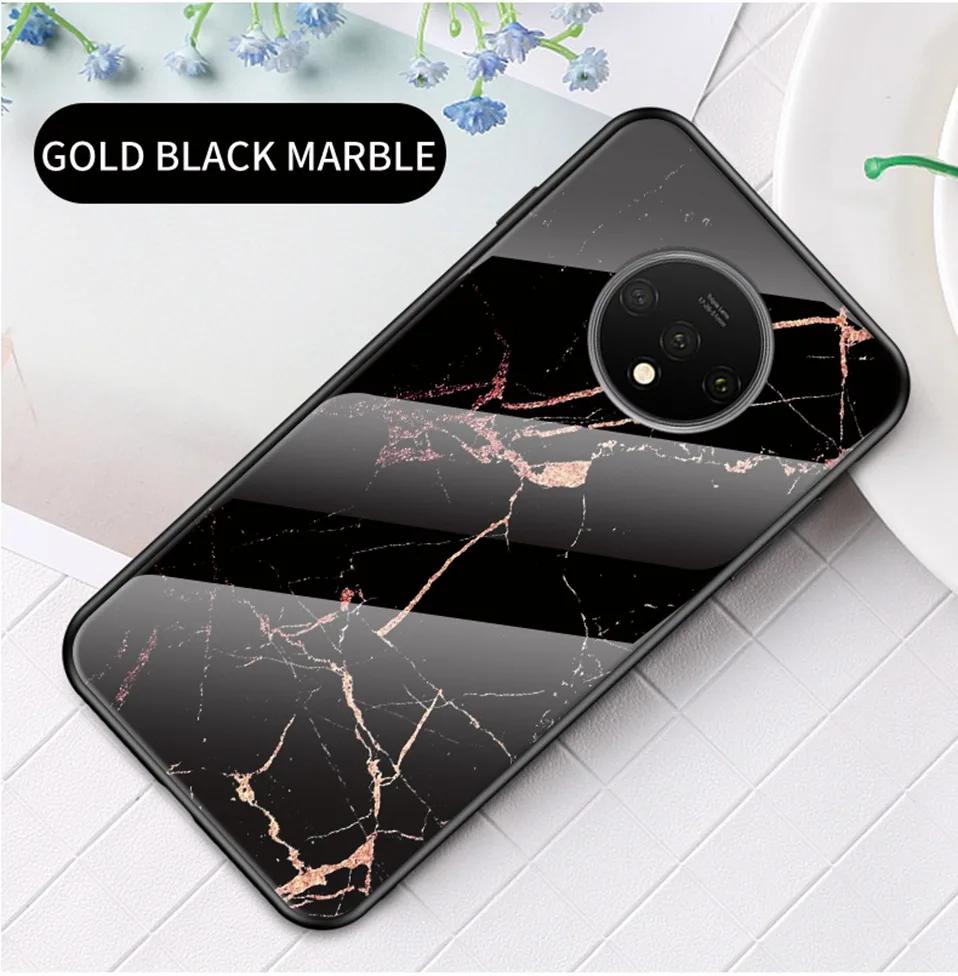 Luxury Tempered Glass Phone Case for Oneplus 7t 7 Pro 6 Original Back Cover Shockproof Case for One Plus 7t 7Pro 7 6t 5t 5 Coque (13)