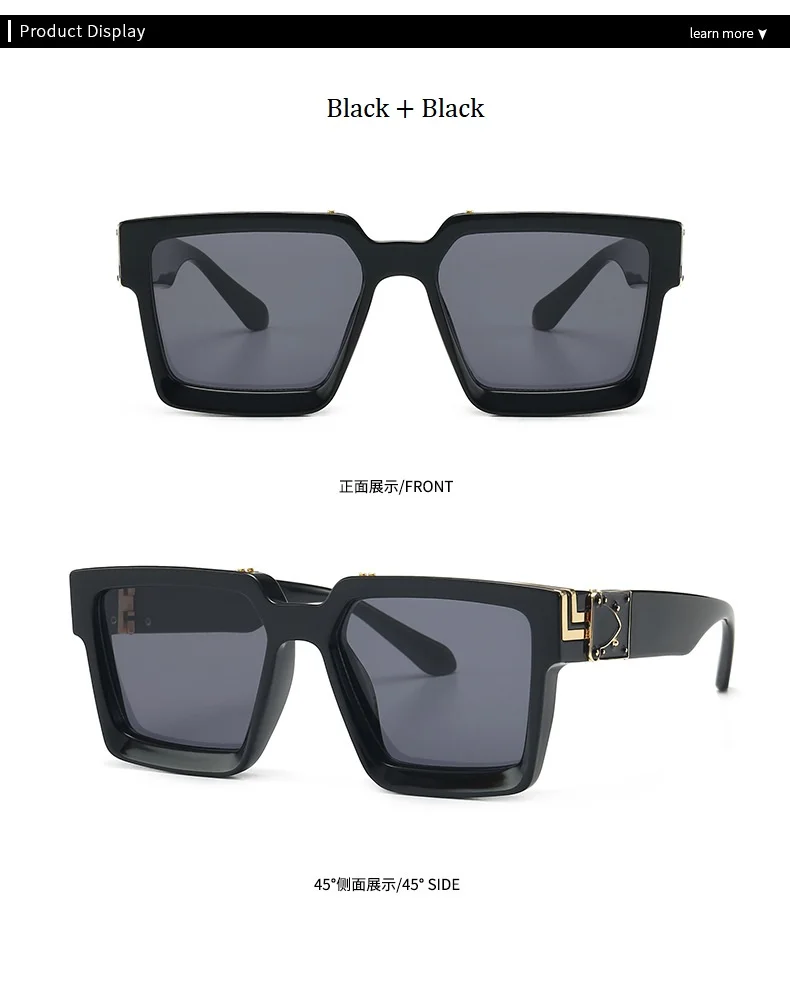 Модные квадратные солнцезащитные очки знаменитостей для женщин и мужчин, металлические черные солнцезащитные очки, роскошные женские брендовые дизайнерские солнцезащитные очки, женские очки