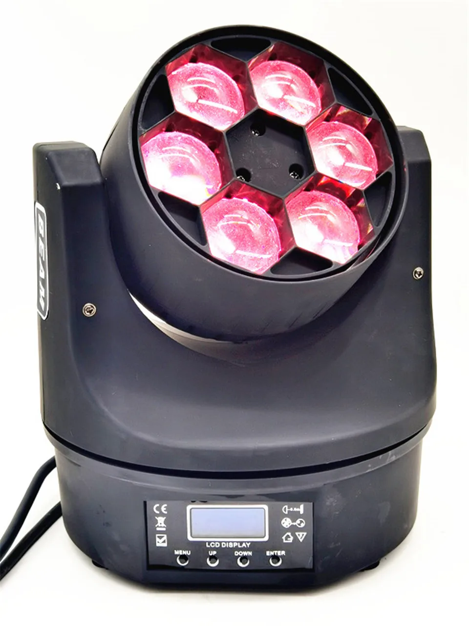Светодиодная мини лампа abeja ojo Led праздничный эффект 6x15 w dj luz Real movil rgbw 4 в 1 led de la lampara