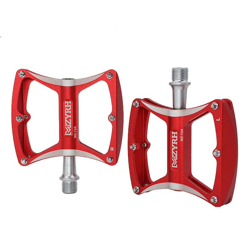 2PC Bicycle Pedal Aluminum Alloy Mountain Bike Road 3 Bearing Riding Universal Foot cycling pedals MTB cleat pedal platform | Спорт и