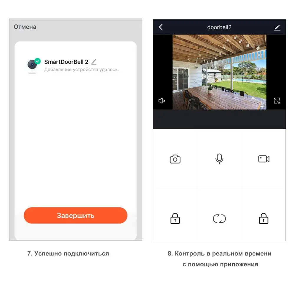 HomeFong 7 дюймов Wifi видеодомофон смарт видео домофон система широкоугольный дверной