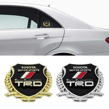 

1Pair Widow Rear Emblem Sticker For Toyota TRD Camry Corolla CHR Crown Yaris RAV4 Auris Prius Prado Land Yaris Vios Car Styling