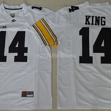 Новое поступление высокое качество NCAA Desmond King#14 футболка колледжа Джерси S-XXXL
