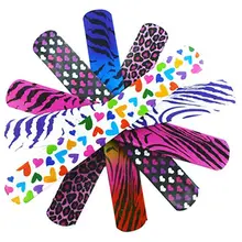 Животные/Сердце печати СЛЭП браслеты вечерние Ремешок Для Взрослых Подростков Детей-9 дюймов разные цвета(упаковка из 25