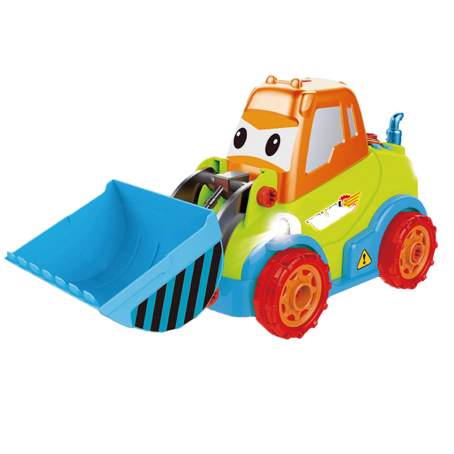 Детский классический игрушечный автомобиль, Besegad для сборки, набор игрушек для автомобиля, грузовика с электрической дрелью, шуруповертом, музыкальный светильник для детей