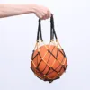 Heavy Duty Basketball Bag Drawstring Ball Mesh Net Nylon Soccer Carrier Mesh Net Bag Drawstring Storage Bag for Basketball ► Photo 2/6