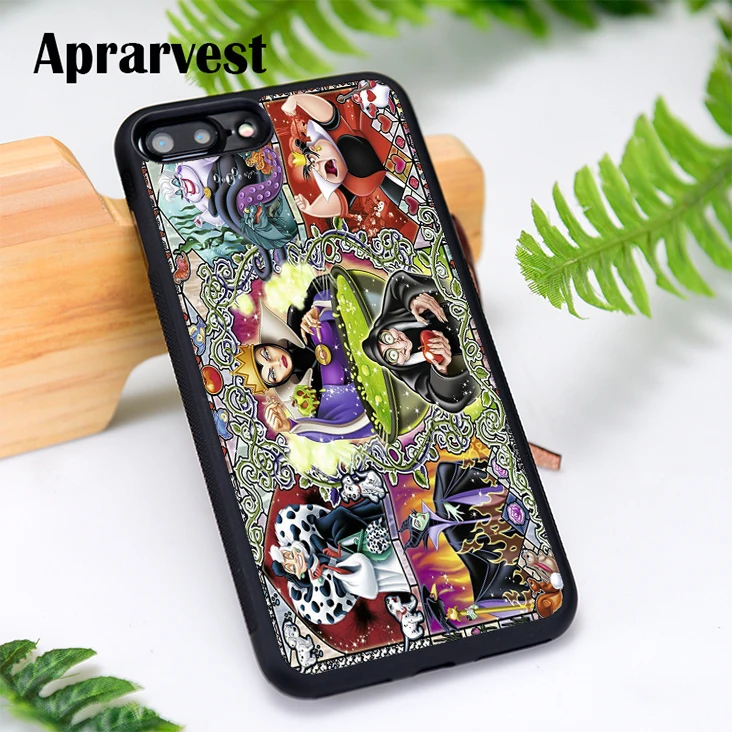 Aprarvest силиконовый чехол для телефона iPhone 6 6S 7 8 Plus 5 5S SE X XS MAX XR bains Maleficent Evil queen s &amp Of