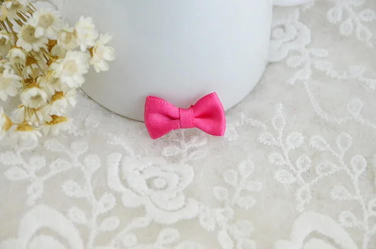 50 шт. DIY кольцо-повязка для волос заколки для волос для детей бант чистый цвет бутик украшения аксессуары для волос повязка на голову
