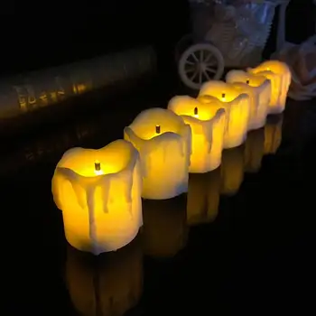 

Electronic Candle LED Light Bulb Lamp Flicker Battery Operated Flameless Tea Candles Wedding Christmas Party Safety Decor