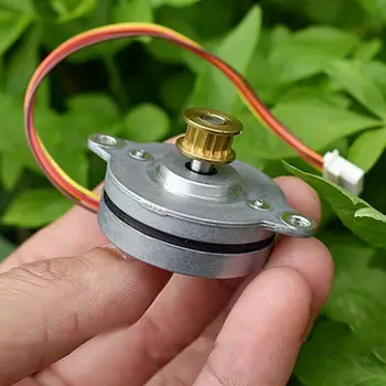 

36MM Precision Monitoring Stepping Motor 0.9 Degree 2-Phase 4-Wire Micro 36MM Stepper Motor Copper Synchronous Pulley