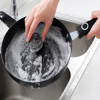 

20PCS Kitchen dishwashing ball stainless steel cleaning ball brush plate brush bowl wash basin wipe cleaning pot tool
