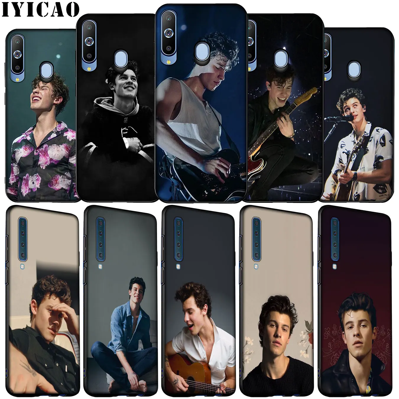 

IYICAO Shawn Mendes 2 Soft Silicone Case for Samsung Galaxy A70 A50 A60 A40 A30 A20 A10 M10 M20 M30 M40 Black TPU Phone Cover