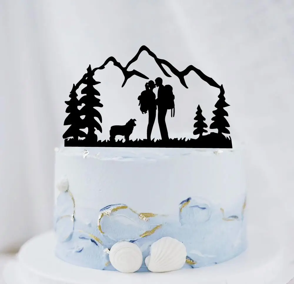 Romantic Wedding Cake Topper Acrylic Cake Toppers